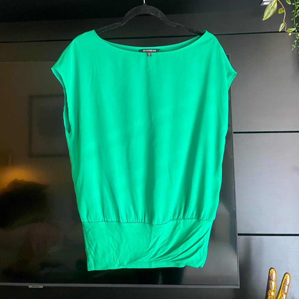 Express green blouse
